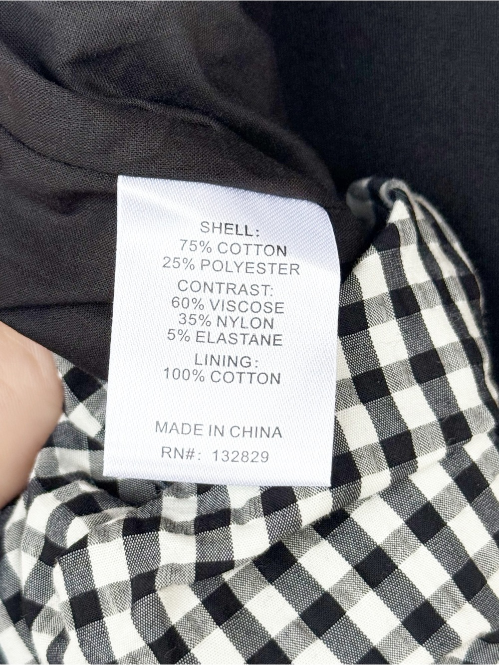 Lovers + Friends Size XS Carolina Romper in Black & Gingham - Picture 6 of 6